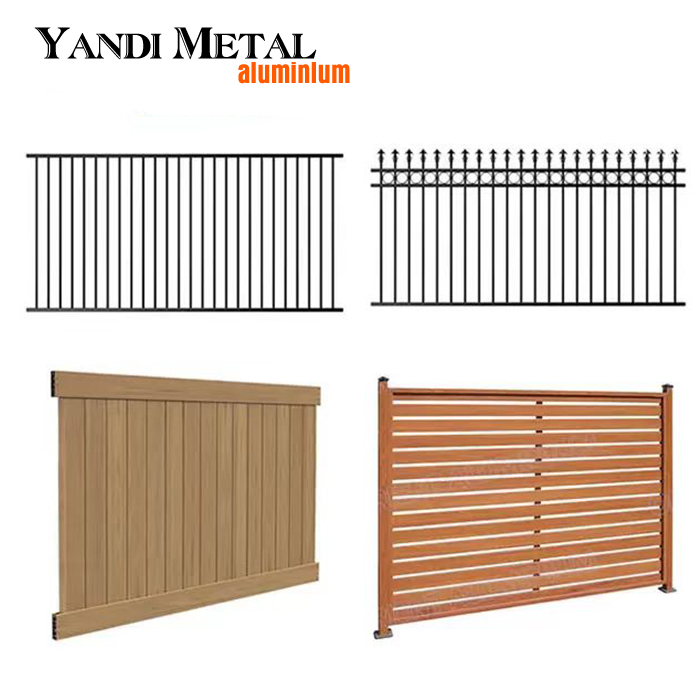 High quality aluminum fence panels for garden fences Metal Aluminum ...