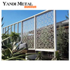 Laser cut Metal Outdoor screen Metal screen panel Decorative garden panel fence Aluminum laser cut screen