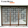 Modern design Custom aluminum fence decoration DIY garden privacy metal screen Aluminum laser cut screen