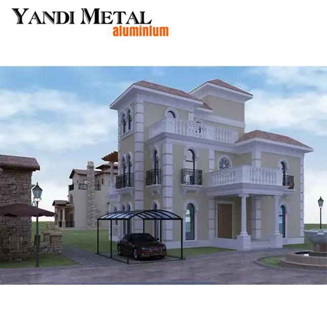 Aluminum carport with Skylight roof Hot sale Economical attractive aluminum frame carport with glass roof aluminum