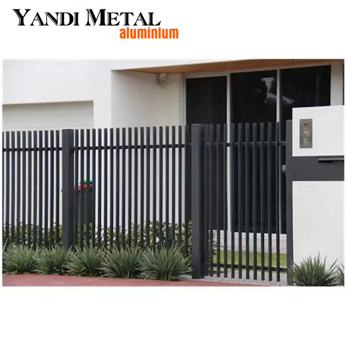 Yandi Aluminum new products aluminum profile panel security fence outdoor garden fence