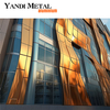 Good performance of the commercial building exterior decoration sunshade waterproof aluminum curtain wall perforated panel facade