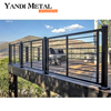 Modern design Stair Glass Aluminum handrails Aluminum deck stair handrails Accessories Balcony handrails and railings