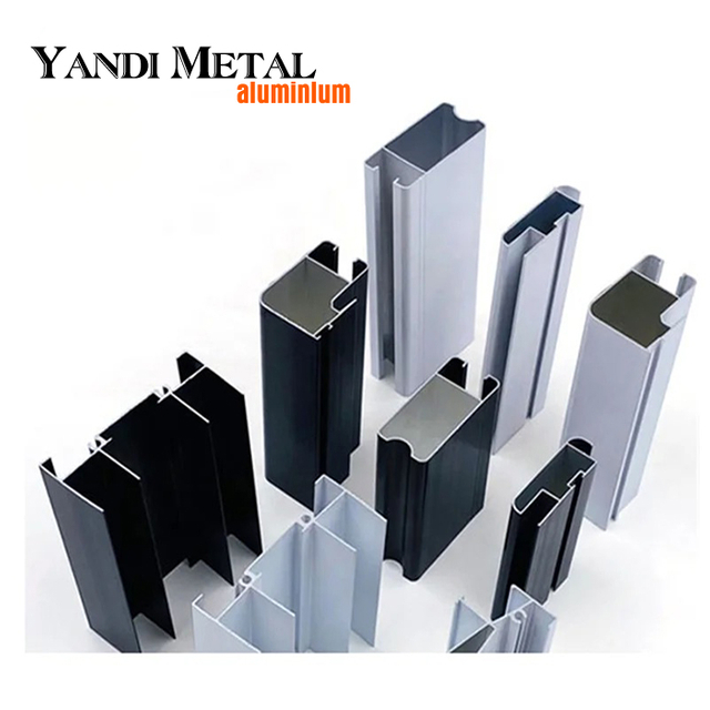 High -quality window frame aluminum -shaped door China aluminum price 6063 folding doors per ton of aluminum price