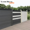 Newly designed Garden courtyard waterproof assembled slatted fence Security privacy Aluminum alloy metal fence Louvre fence