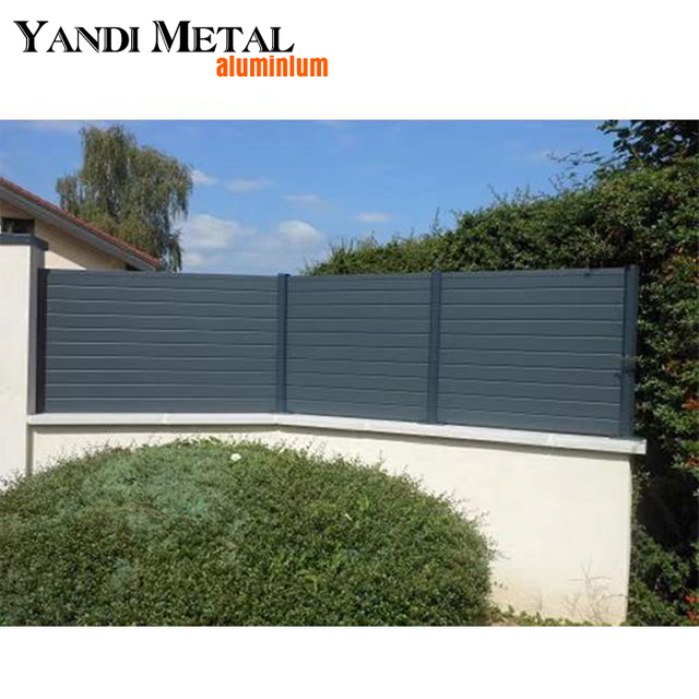 Custom-designed wall panel aluminum fence for Yandi aluminum garden fence