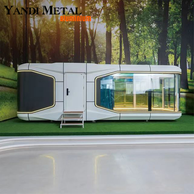 Prefabricated house Custom prefabricated steel structure mobile hotel modular sale eco-container capsule house