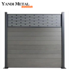 High quality decorative garden patio house fence Semi or full privacy garden waterproof wood plastic outdoor floor paving fence