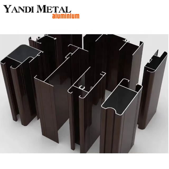 Hot-selling Fram aluminum custom 6063 T5 aluminum extruded profile manufacturer with anodized surface