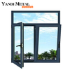 Yandi Modern style house Windows Double glazing simple design aluminum sliding window