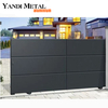 Custom modern design aluminum fencing and house gates 6063 T5 aluminum gates