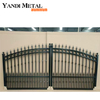 Factory direct industrial custom gate and fence wall design aluminum gate fence