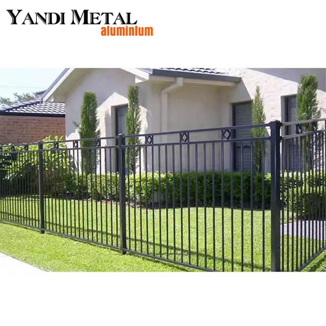 Cheap price lightweight aluminum pool fence house easy to assemble outdoor patio aluminum fence panels