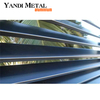 Aluminum fence Metal residential boundary horizontal slats Aluminum louver fence High security fence panel white black