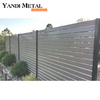 Aluminum strip panel composite fence Privacy fence Aluminum trim metal outdoor custom security blade fence