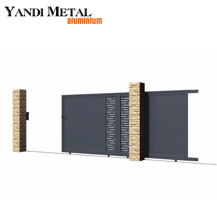 Design house gates Modern main aluminum doors