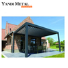 Customizable size electric aluminum telescopic pergola aluminum outdoor waterproof telescopic folding roof pergola