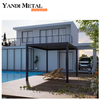 3×4 4×6 4×4 3×6 4×8 6×8 Bioclimatic aluminum extrusion profile weatherproof open louver pergola outdoor pavilion