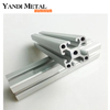 4040 Aluminum extruded T-slot industrial aluminum profiles Black bar anodized aluminum profiles