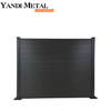 Easy to assemble classic design galvanized steel full privacy modern security fence