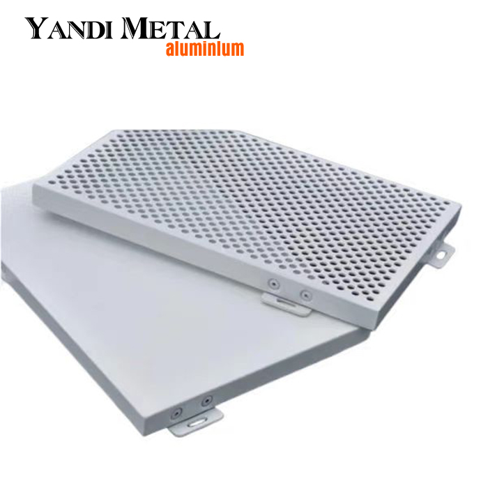 Solid aluminum plate PVDF coating cladding plate facade 3D wall material plate