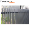 New privacy fence Aluminum vertical blade fence Outdoor powder-coated aluminum profile fence panel