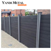 High standard wood-plastic composite wood-plastic fence Aluminum post panel wall panel outdoor garden fence