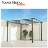 Luxury terrace waterproof hardtop gazebos Garden gazebos Aluminum outdoor hardtop louvered gazebos