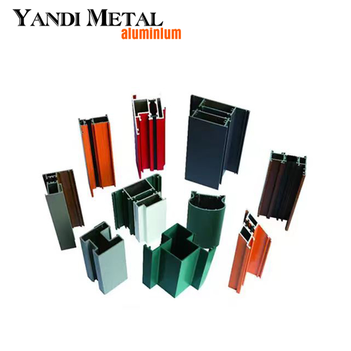 Extruded building materials doors and Windows aluminum profiles Shandong manufacturers