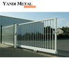 Metal privacy slats fence panels Aluminum alloy welded doors Courtyard Villa custom aluminum sliding doors