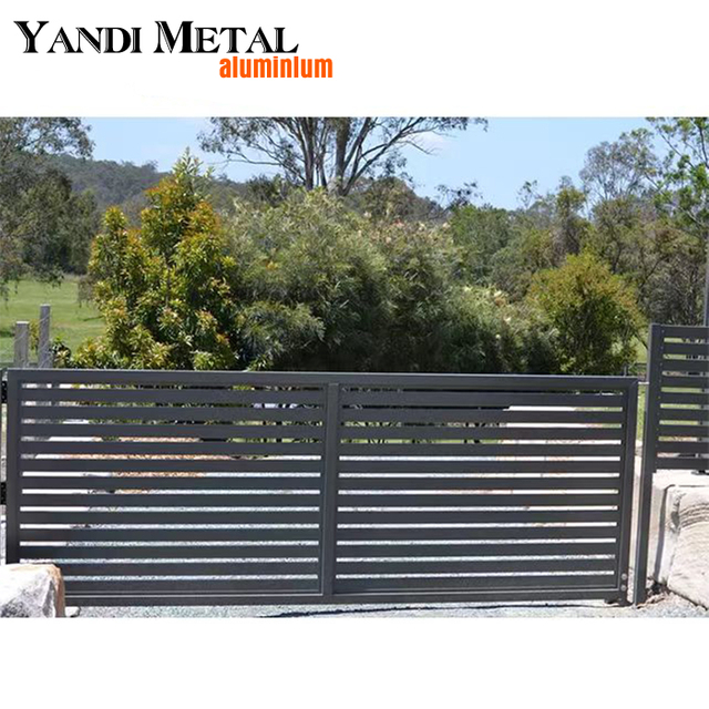 Easy to assemble classic design galvanized steel full privacy modern security fence