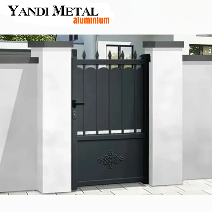 Hot selling Aluminum door Sliding design Modern aluminum metal entrance home door