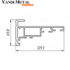 Making machine extrusion display fabric extrusion for advertising aluminium profile