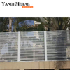 High quality decorative garden patio house fence semi or full privacy fence wall panels