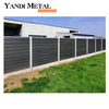 High quality decorative garden patio house fence semi-or full privacy outdoor decorative wood-plastic siding