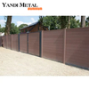 Europe 1.8*1.8 m grey garden private wood plastic aluminum fence set