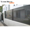 Modern metal strip garden fence panels for front yard powder-coated aluminum fences of high quality
