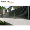 Modern metal strip garden fence panels for front yard powder-coated aluminum fences of high quality
