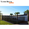 Modern Design Garden fence Cheap Privacy Aluminum fence Customer designs decorative powder-coated aluminum fence