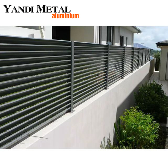Manufacturers of newly designed garden aluminum fence panels Cheap metal fence panels aluminum