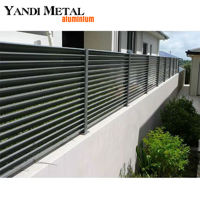 Manufacturers of newly designed garden aluminum fence panels Cheap metal fence panels aluminum