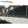 Aluminum garden fence panel fence with durable quality slatted vertical fence Factory price customized security