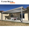 Louver pergola aluminum outdoor electric outdoor waterproof easy assembly aluminum louver pergola