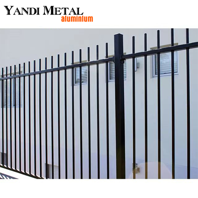 Yandi powder-coated aluminum composite fence panels are of good quality and easy to assemble for outdoor decoration