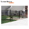 Yandi powder-coated aluminum composite fence panels are of good quality and easy to assemble for outdoor decoration