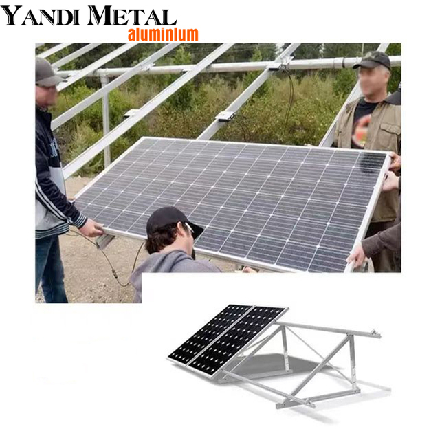 OEM Aluminum Solar Panel Frame Custom Aluminum Extrusion Solar Panel Profile