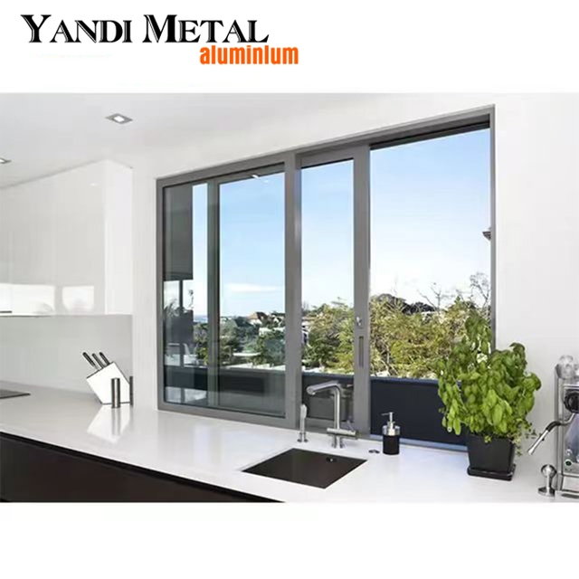 Modern anti-theft aluminum alloy glass Windows Double glazed inner opening and inverted casement Windows