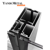 Topwindow hot break bar frameless profile aluminum glass and aluminum curtain wall