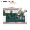 Custom decorative patio entrance aluminum gate Driveway sliding door