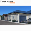 Australian safety aluminium sheet Black safety swimming pool fence Black aluminium swimming pool fence Horizontal slatted swimming pool fence